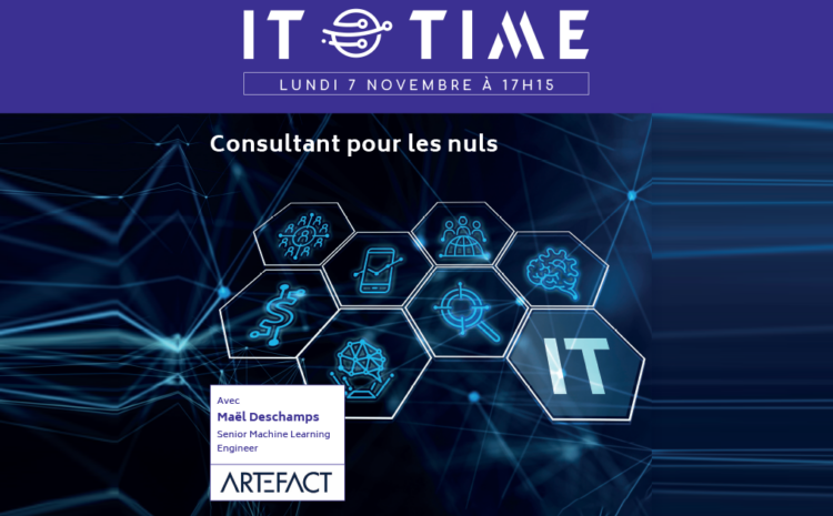 Conférence IT Time « Consultants pour les nuls » ARTEFACT X SUPINFO